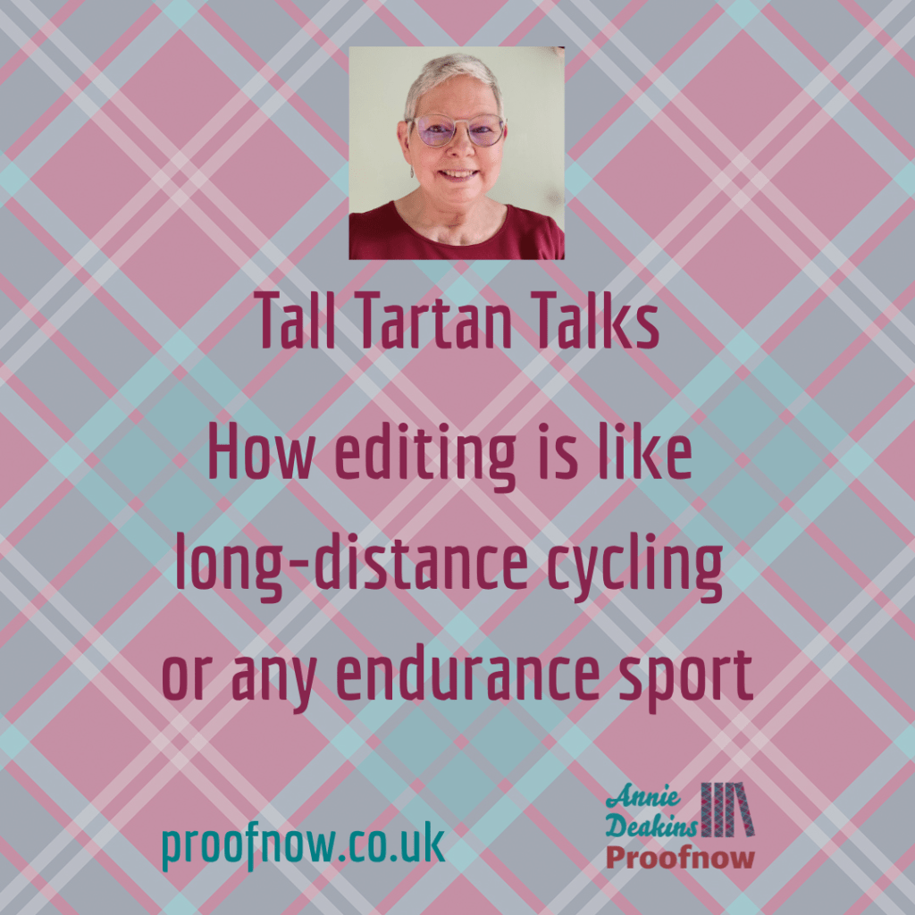 Blog post: How editing is like long-distance cycling or any endurance sport