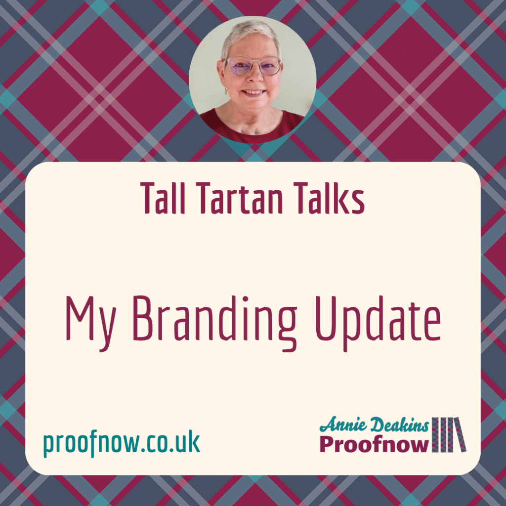 Blog post: My Branding Update