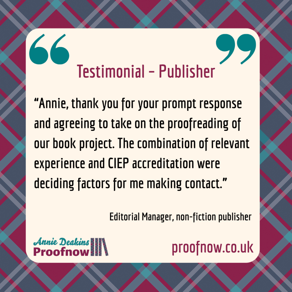 publisher testimonial