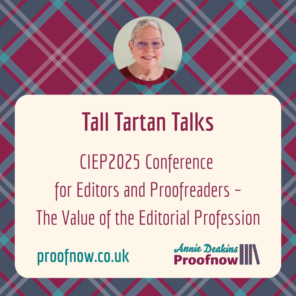 Blog post is CIEP2025 Conference
for Editors and Proofreaders –
The Value of the Editorial Profession