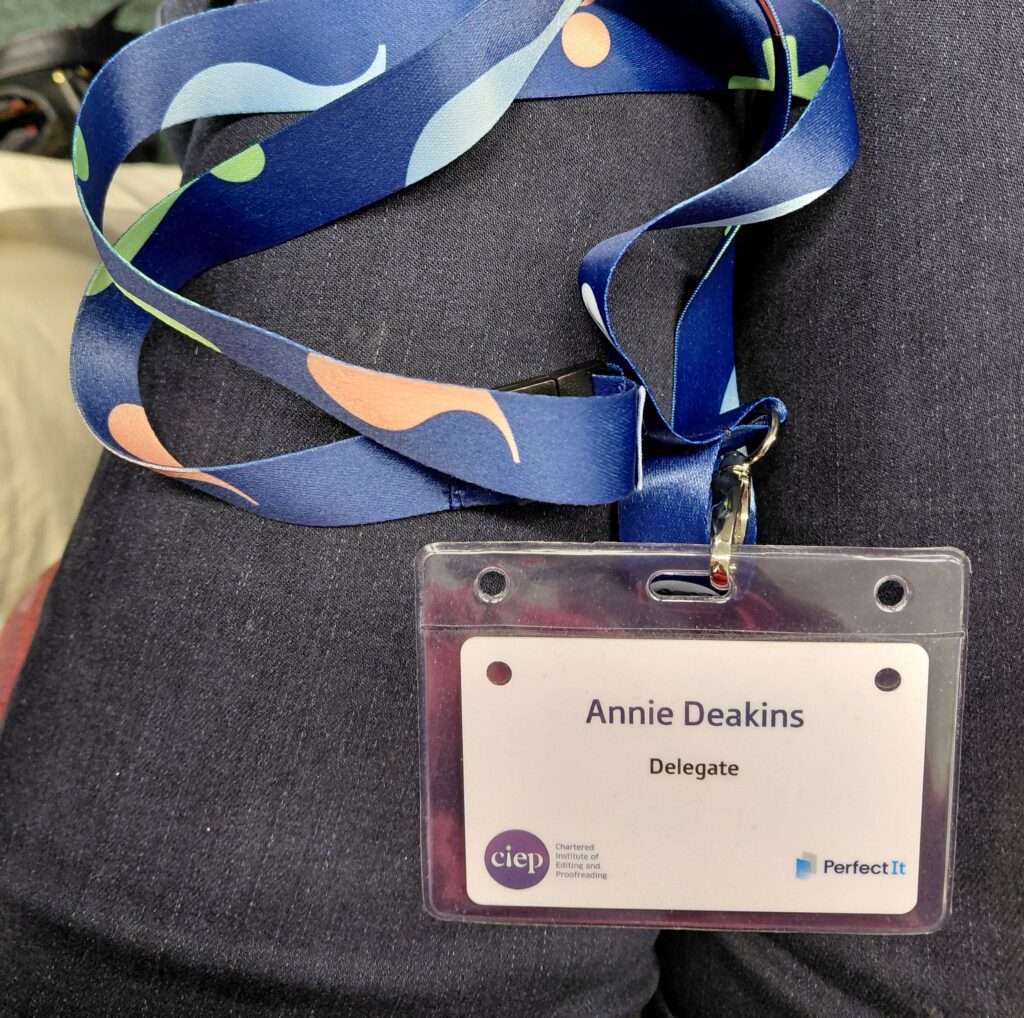 CIEP2025 conference delegate lanyard