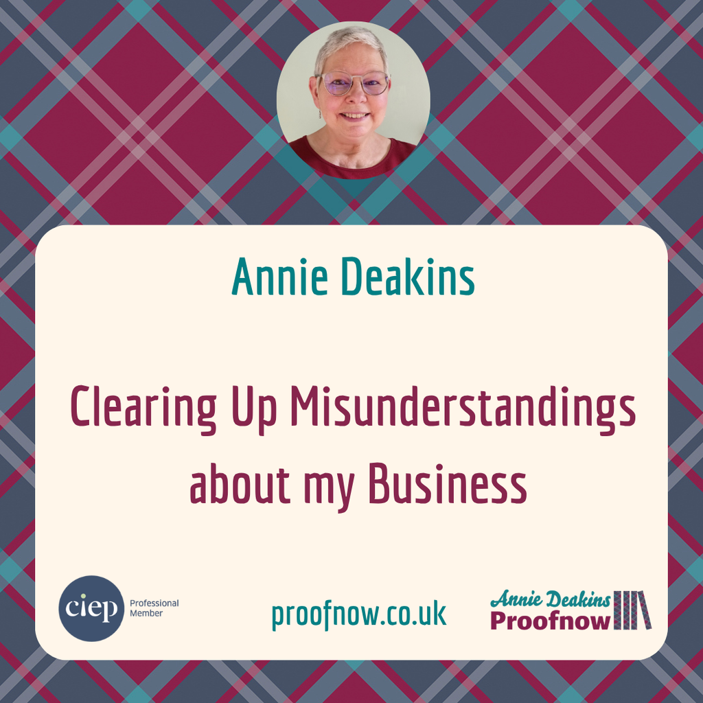 Clearing Up Misunderstandings about my Business blog post banner